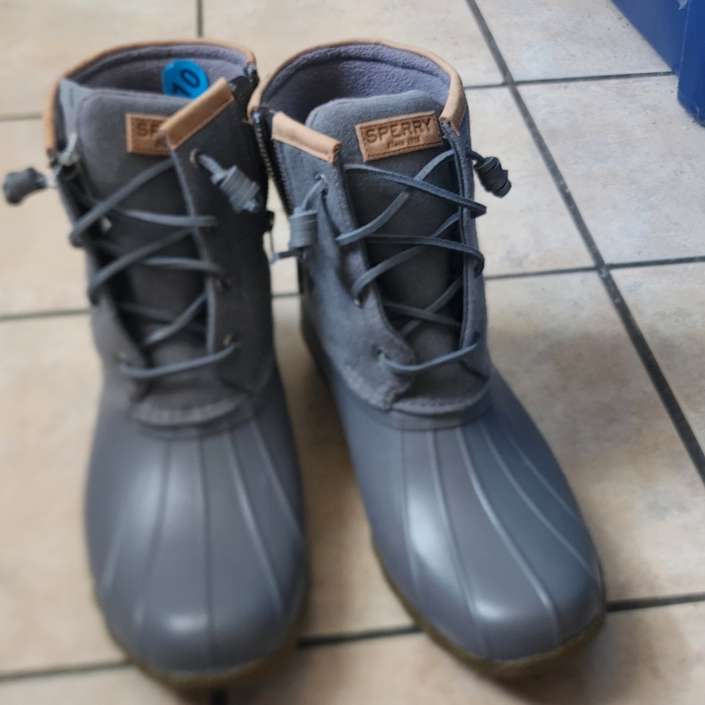 Sperry Duck Boots sz 10New w/o box - Picture 3 of 6
